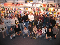 Fussball in der Buchhandlung 2006